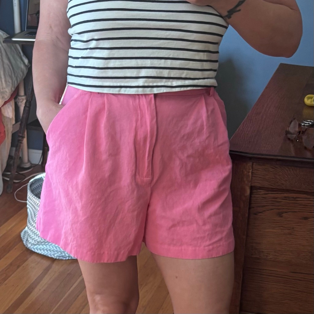 Women's ZARA Pink High Waist Shorts S